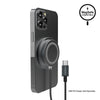 Alloy Magnetic Wireless Fast Charger | for iPhone 15 & more | Black