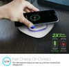 Power Pad 10W Wireless Fast Charger | White