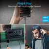 Audio + Charge Adapter for USB-C Devices | 3.5mm Aux and USB-C | Black