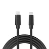 USB-C to MFi Lightning Rounded Fast Charge Cable | 12ft | BLACK