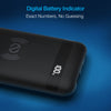 10,000mAh | PowerBolt Wireless Fast Charge Power Bank with MFi Lightning Port | Black