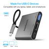 MaxDrive 3 Universal USB-C Hub | Space Gray