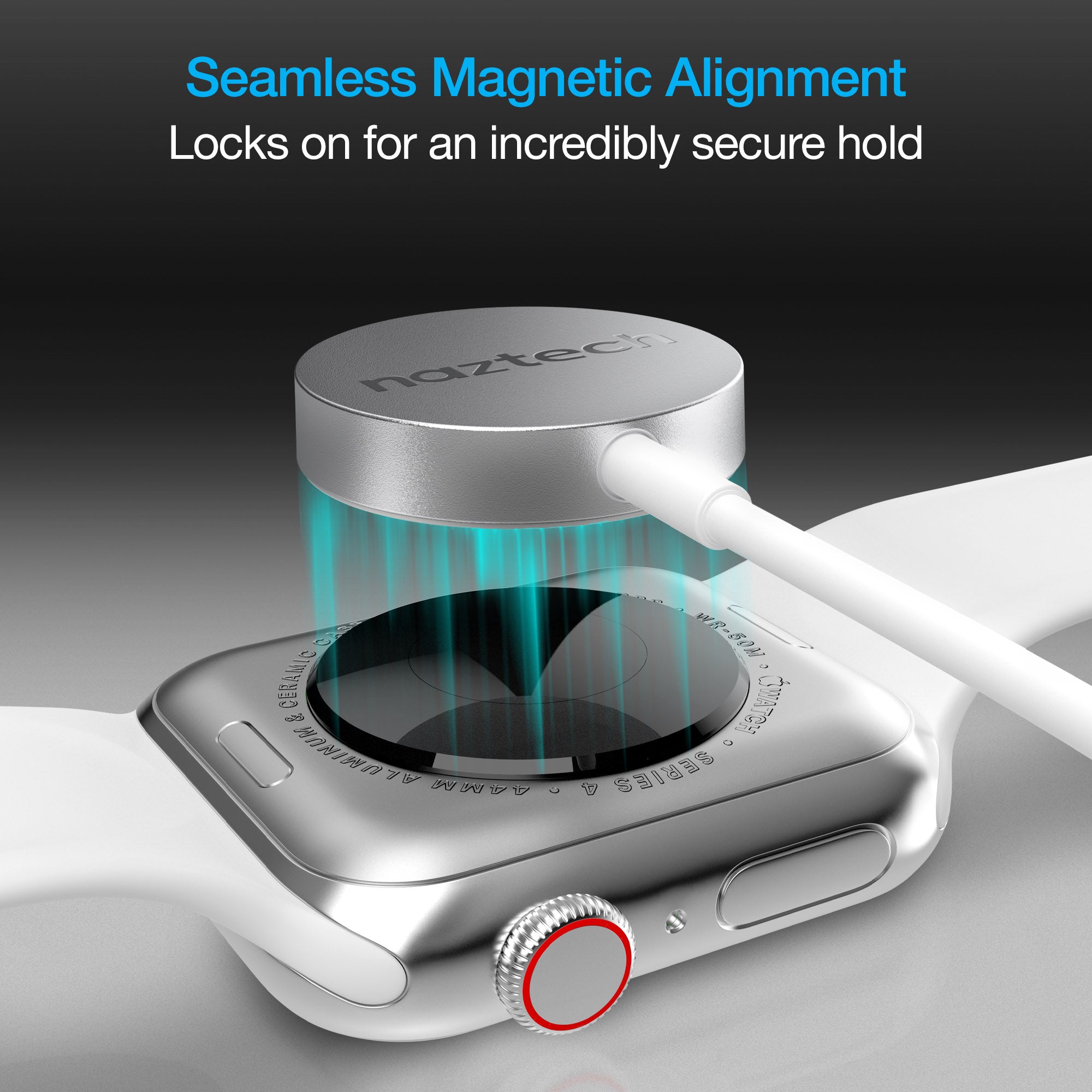 Magnetic Charger for Apple Watch | White