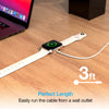 Magnetic Charger for Apple Watch | White