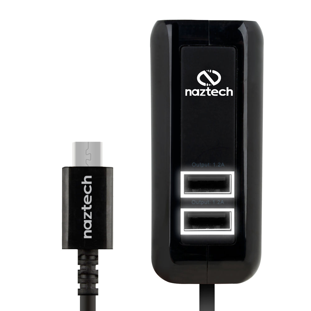 N422 Dual Port Wall Charger with Micro USB Cable