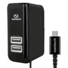 N422 Dual Port Wall Charger with Micro USB Cable