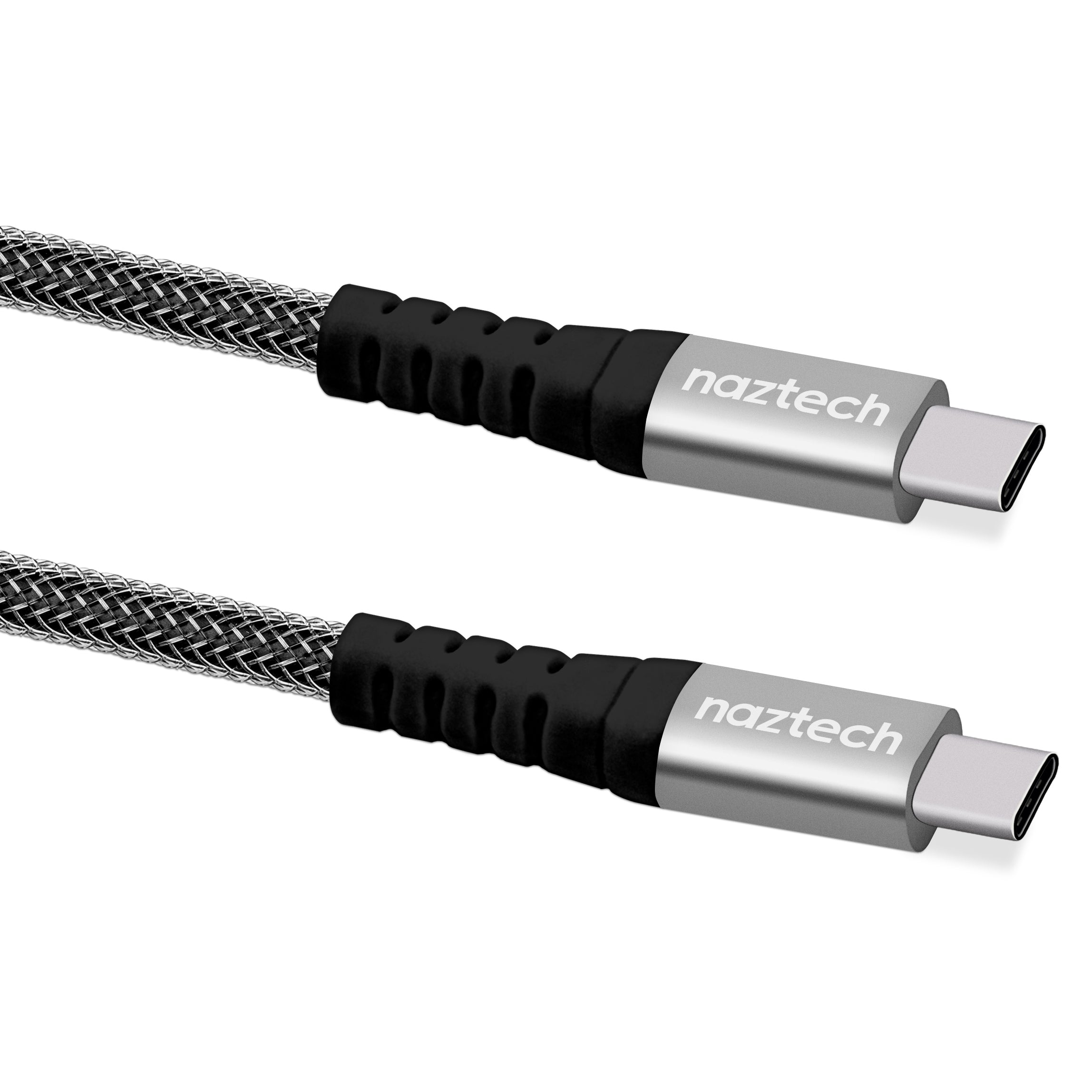 USB-C to USB-C Braided Fast Charge Cable | 4ft | Black