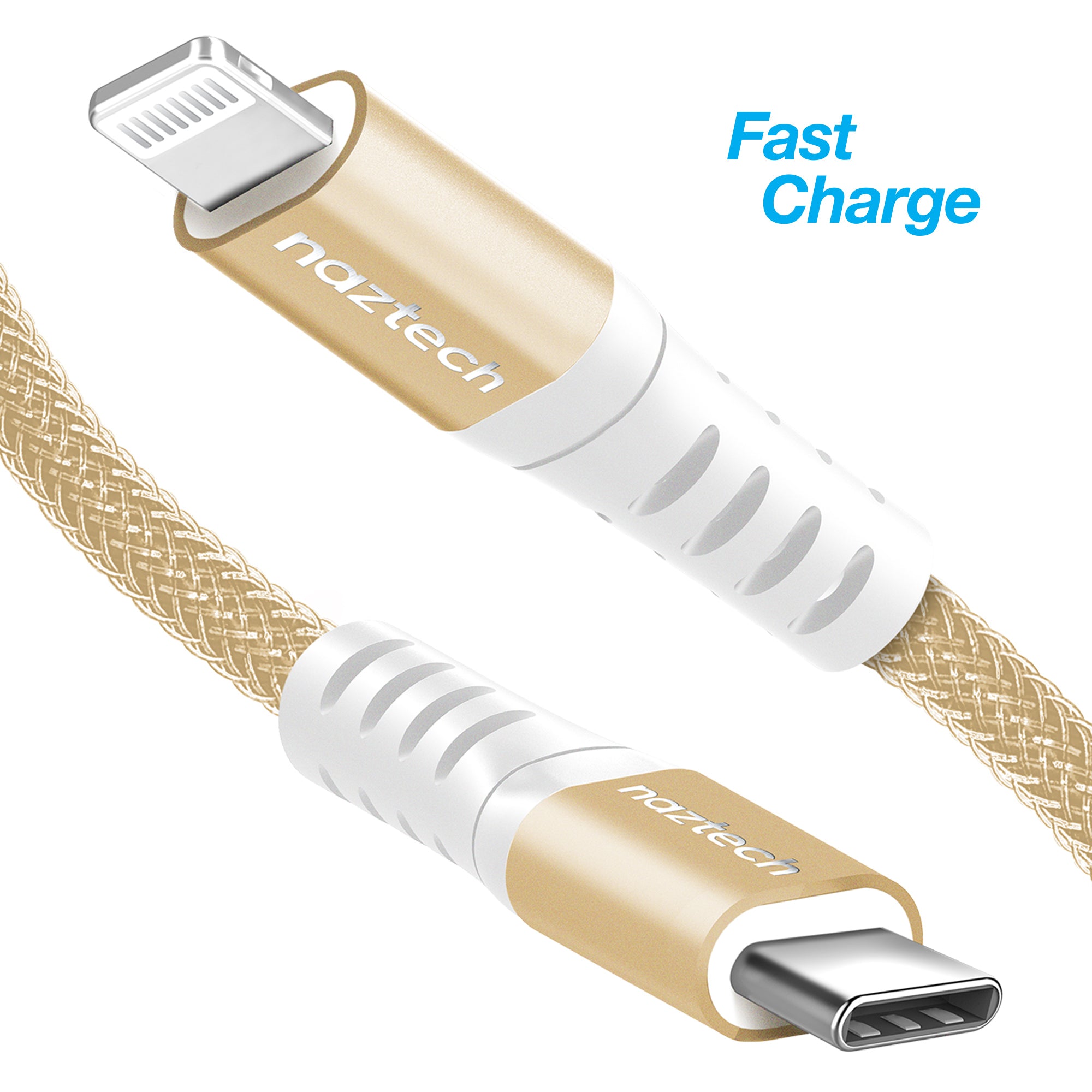 Lightning to USB-C Cable, iPhone Cable GOLD