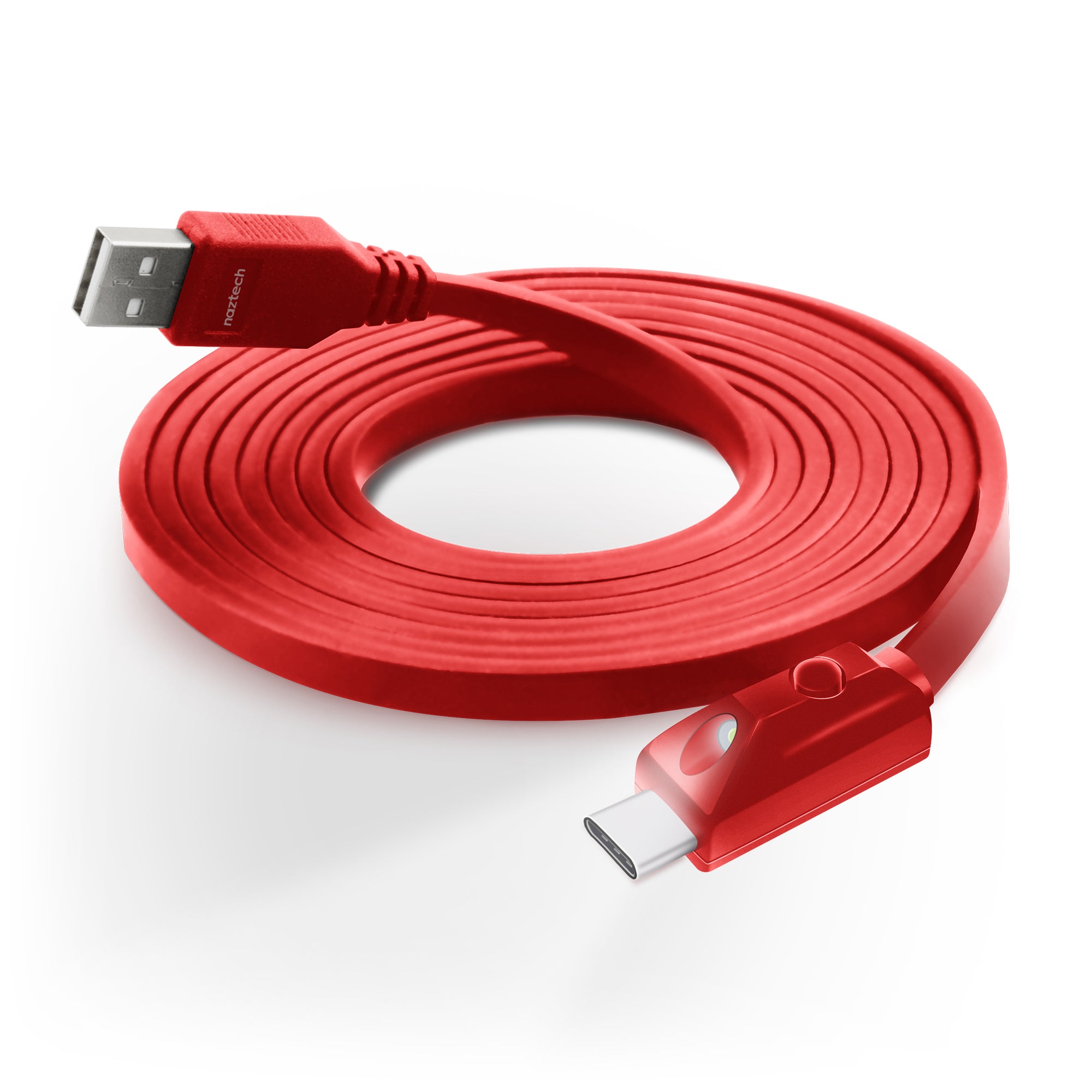 ORIbox USB Type C Cable, Power Off/On Visible LED Light Up Flowing Cha