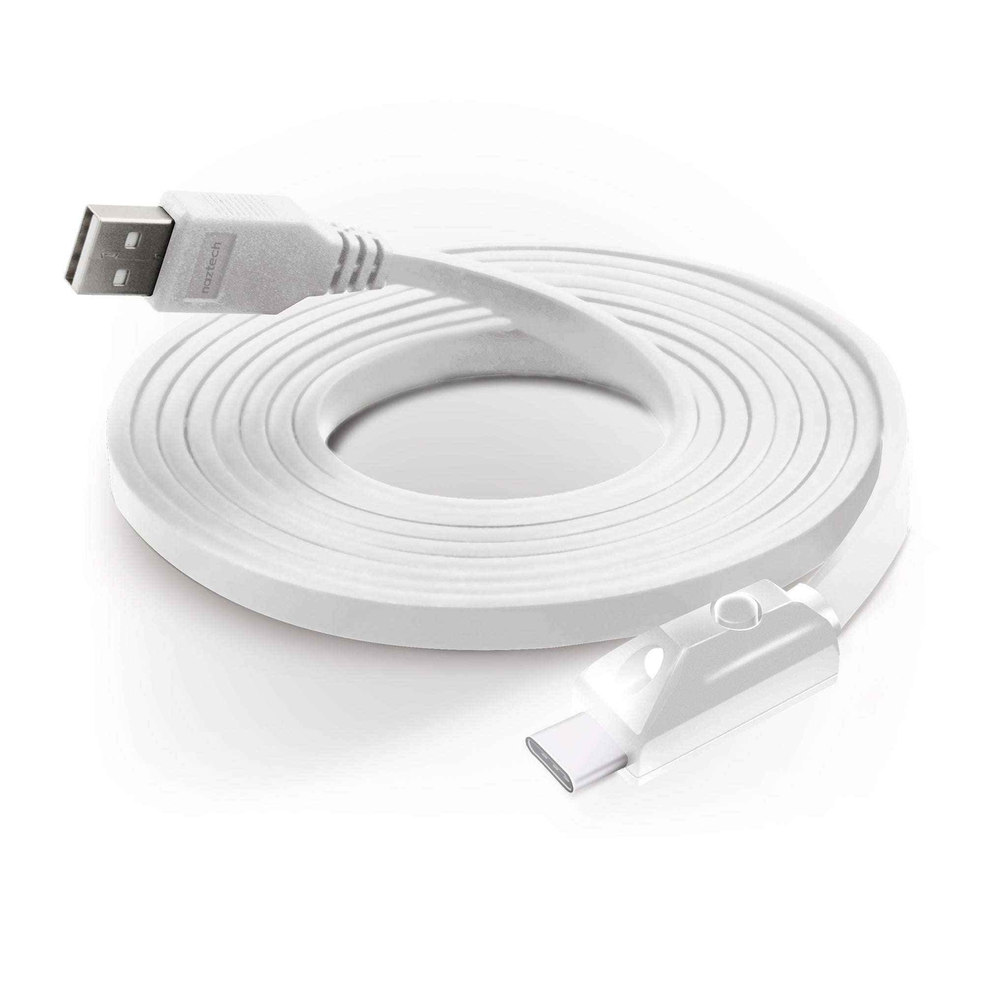 Naztech Lighted USB-C Charge & Sync Cable with Push Button Control