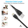 Elite Series USB to MFi Lightning Metallic Cable | 4ft | Black