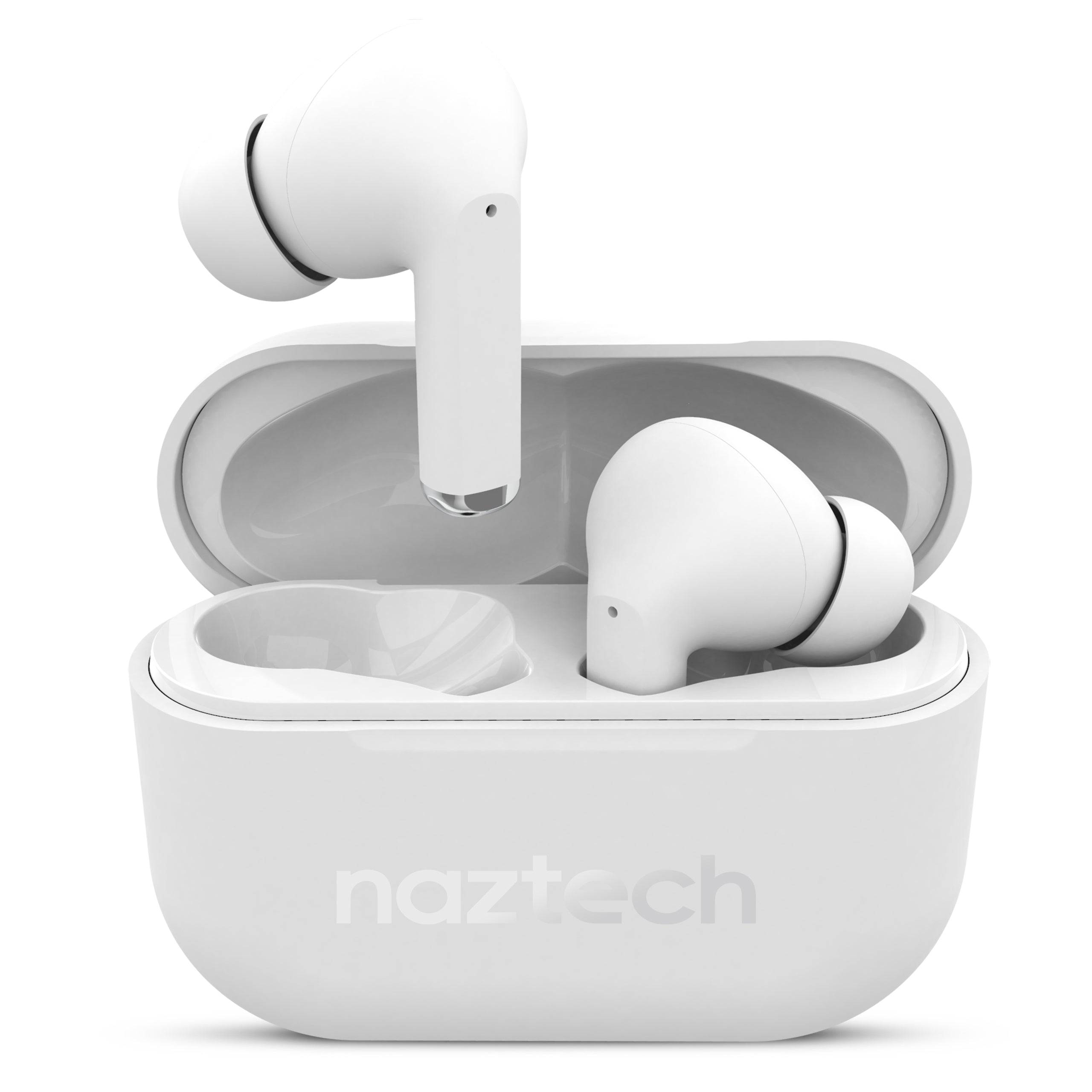 Cool Pods White Matte True Wireless Earbuds with Charging Case