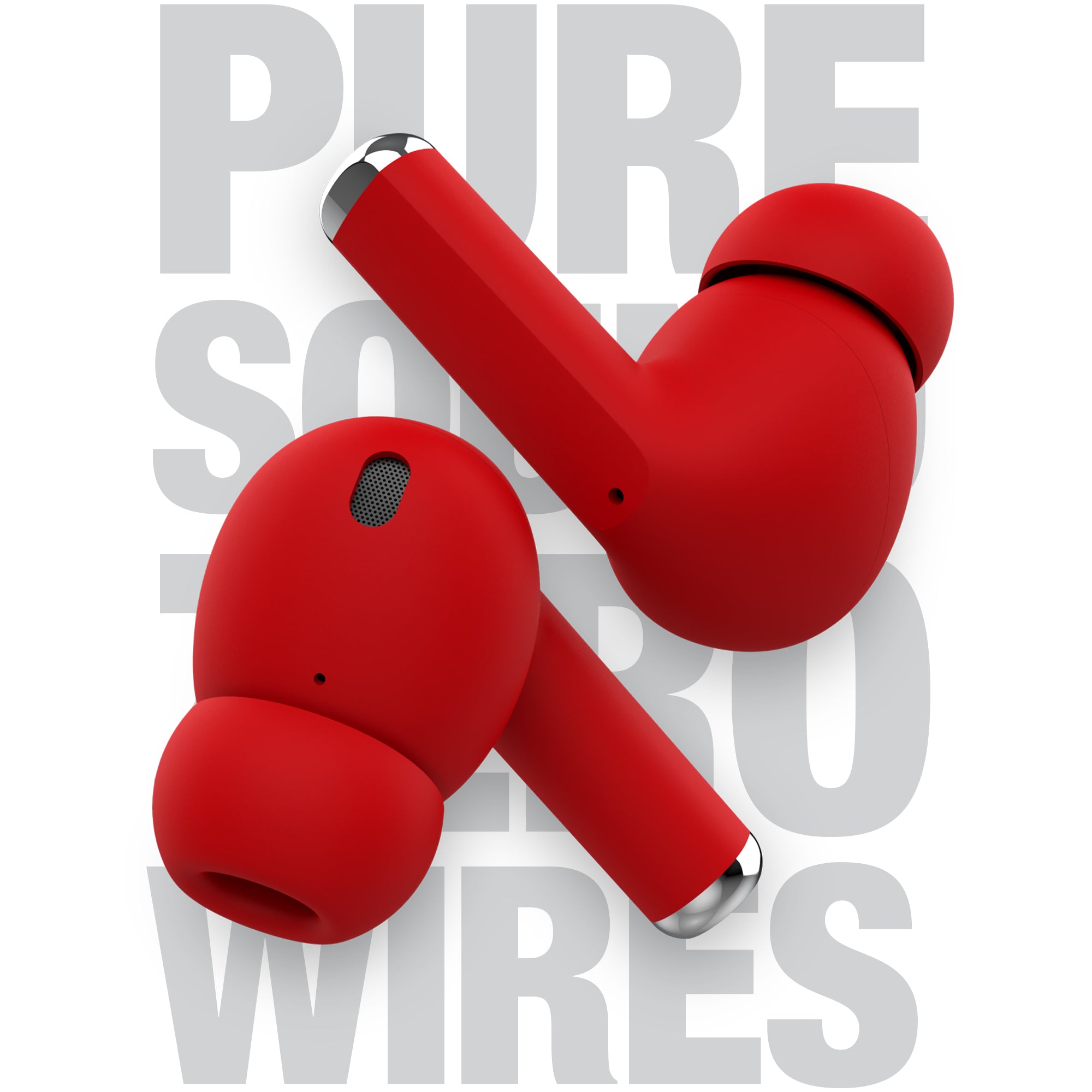 True Wireless Earbuds Xpods PRO Red Naztech –