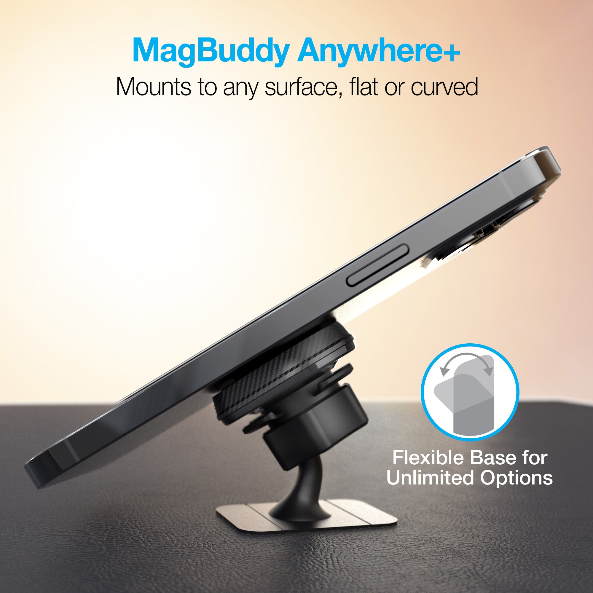Naztech Magbuddy Elite Series Cup Holder XL Magnetic Universal Car