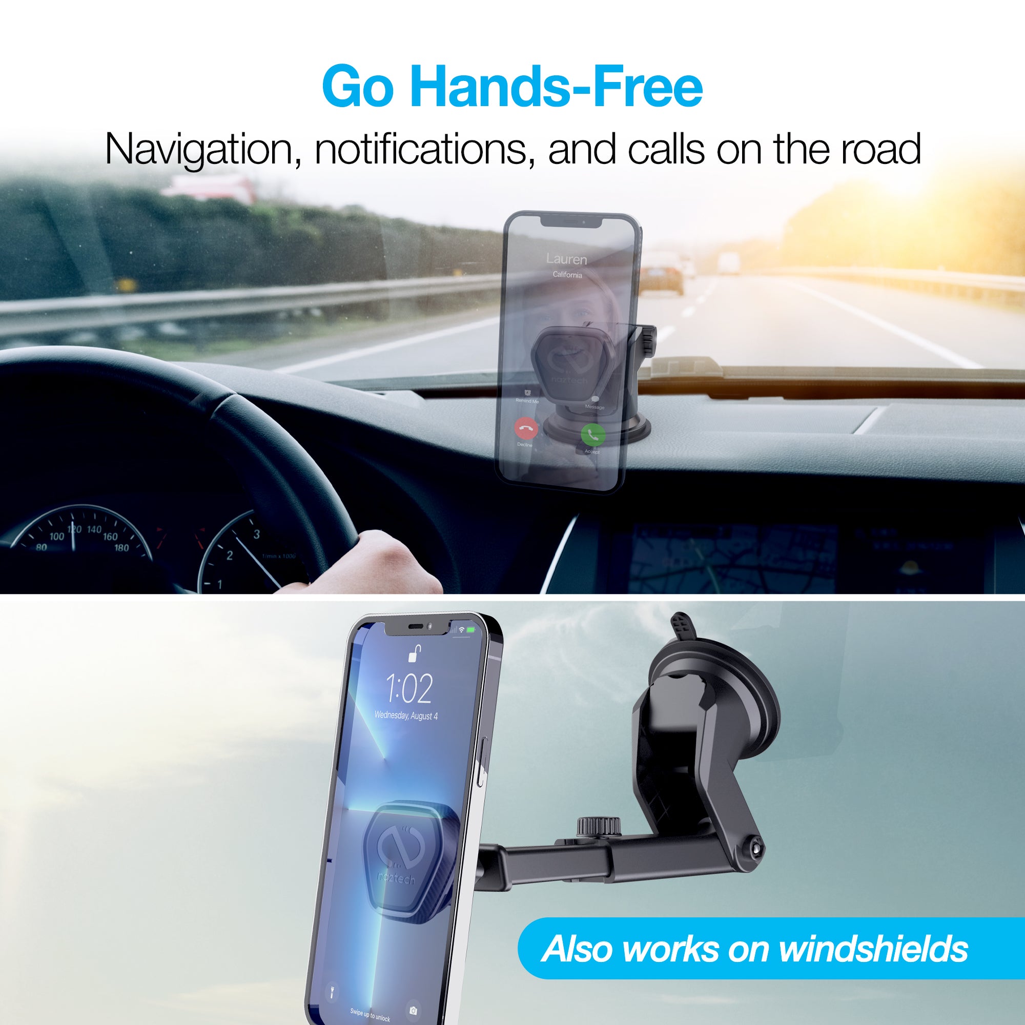 Suction Cup Type Car Navigation Mobile Phone Holder Strong Magnet Suction  Car Magnetic Phone Holder