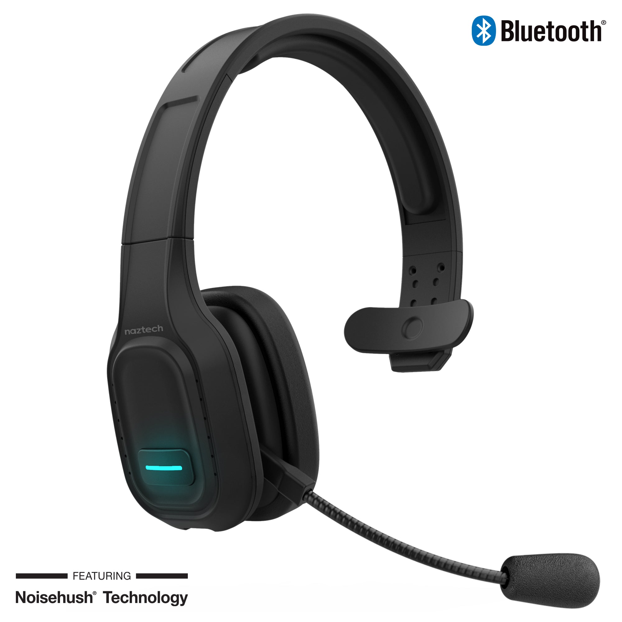 Wireless Headset with Microphone, 2024 New V5.3 Headset with USB Dongle,  Computer Headphones QCC3034 CVC8.0 Noise Cancelling Technology & 25H