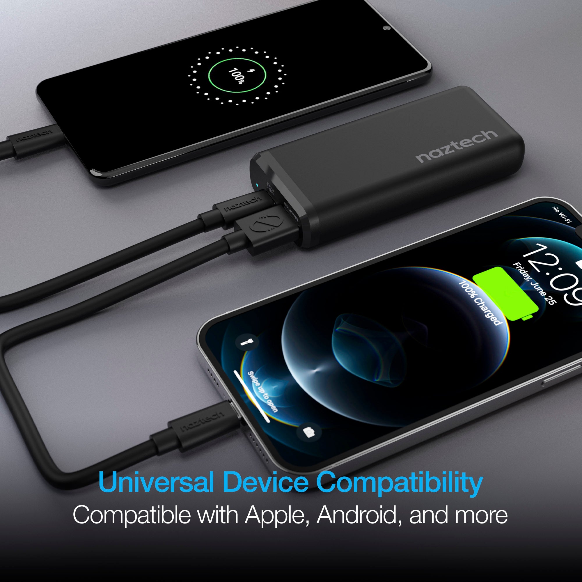 4,000mAh | USB-C + Bank | Add-On for the Ultimate Charging Pro | Naztech – Naztech.com