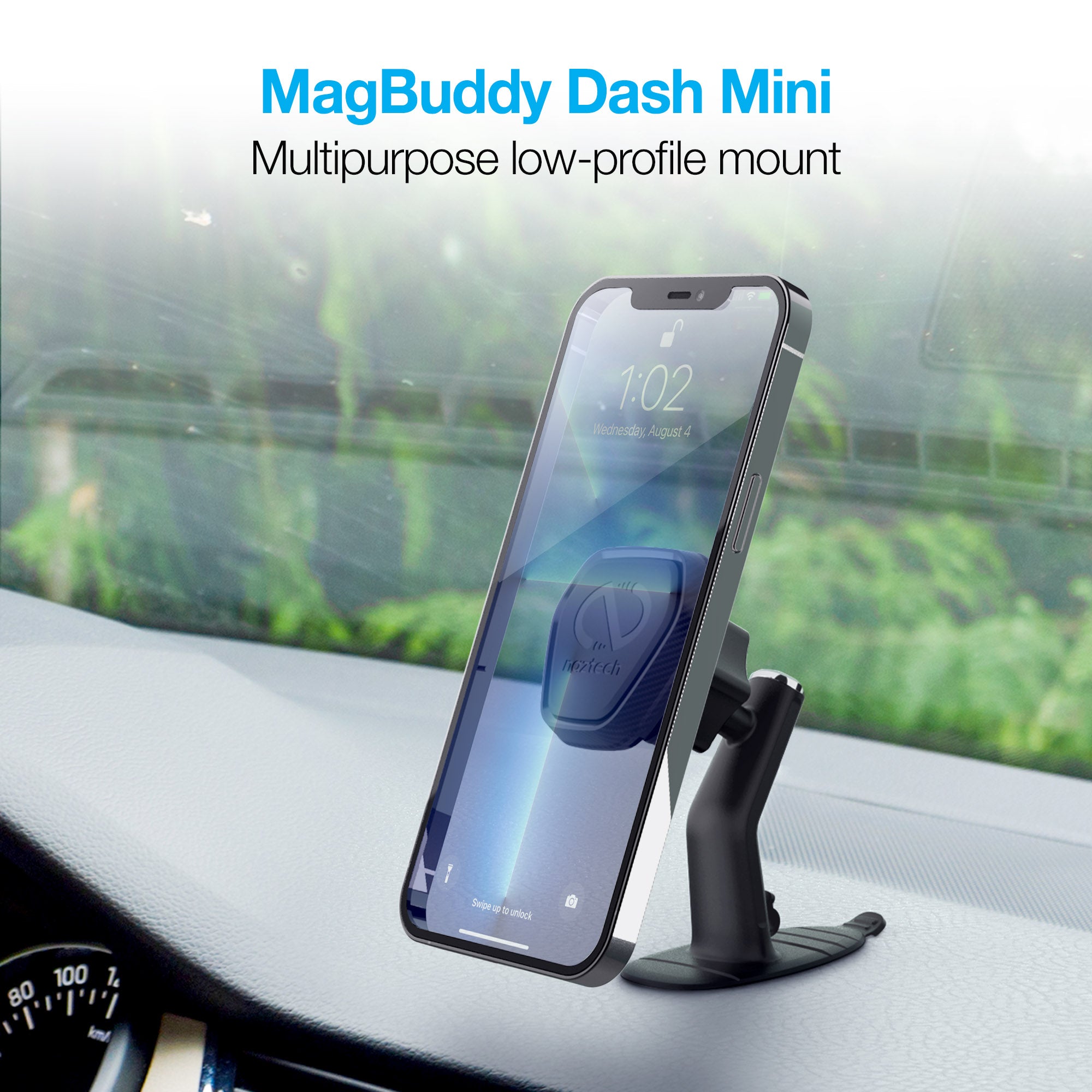 MagBuddy Elite Dash Mini Mount | Black