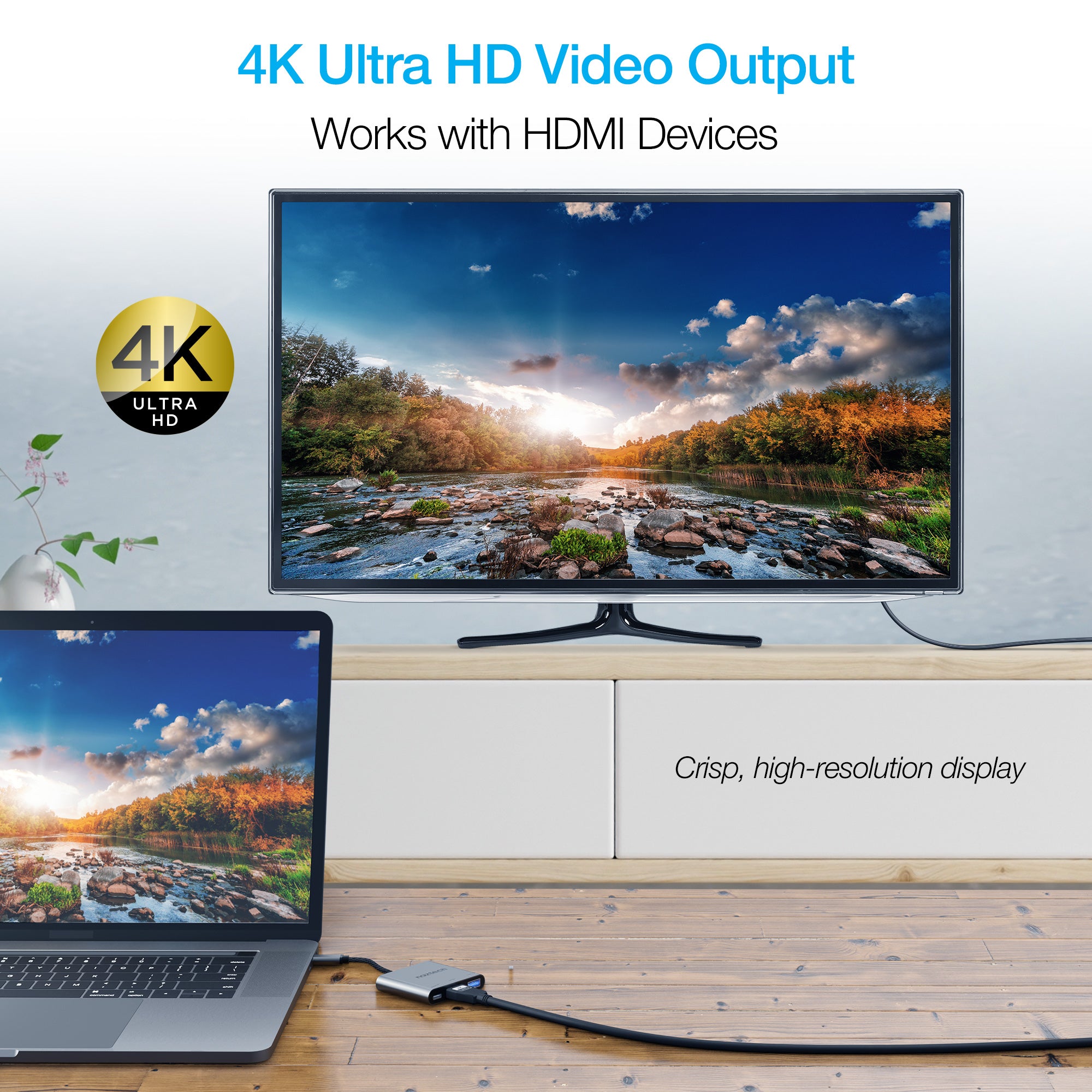 USB-C Hub 4K HDMI 100W PD USB 3.0 | – Naztech.com