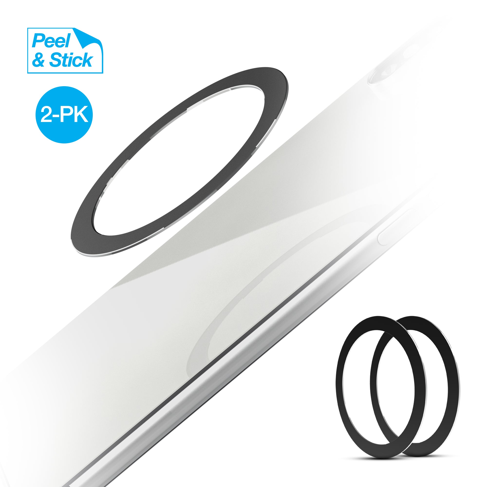 MagSafe Magnetic Ring - iPhone & Android 2-Pack